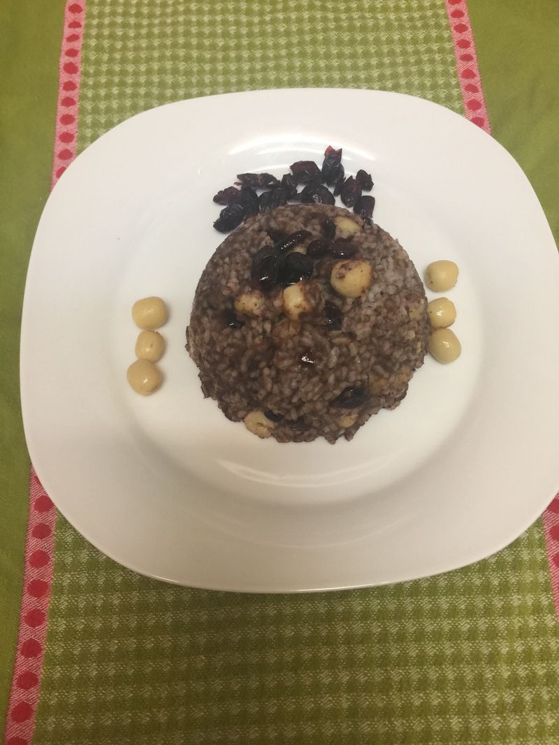快速健康的八寶飯