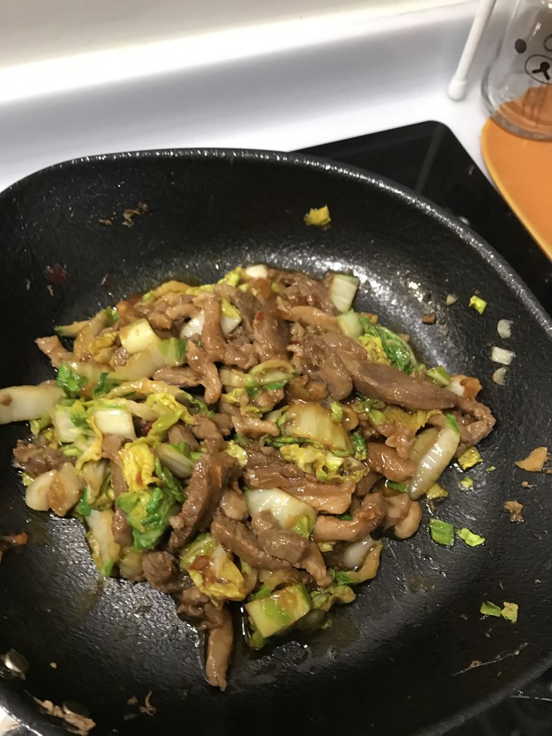 薑炒肉絲