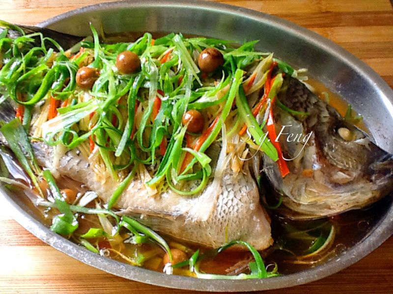 樹子蒸吳郭魚