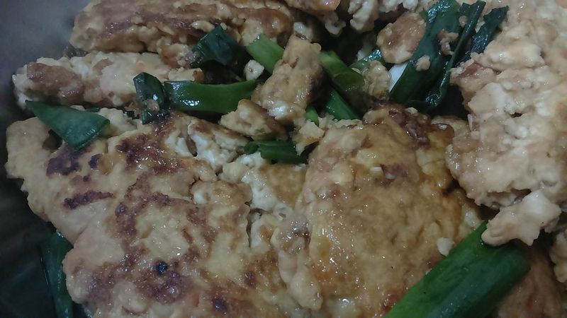 【心料理】蔥燒豆腐煎餅