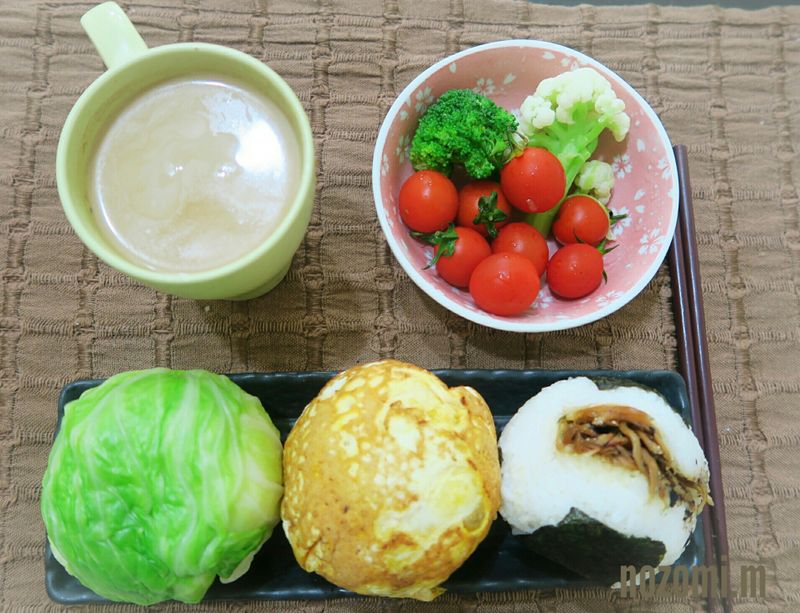 【省時料理】日式高麗菜飯糰