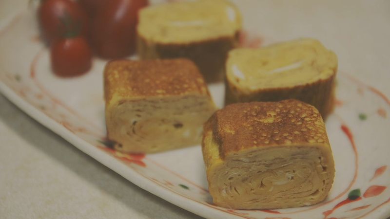 高湯玉子燒．二種煎玉子燒的方式