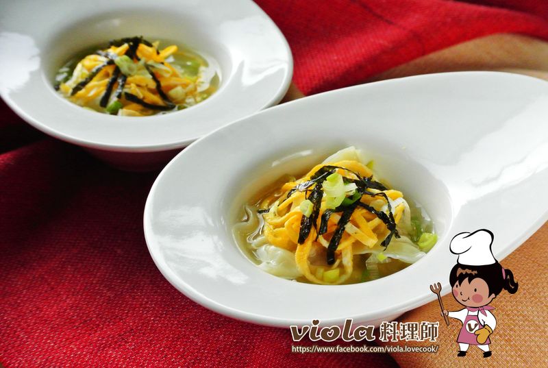 菜肉餛飩湯