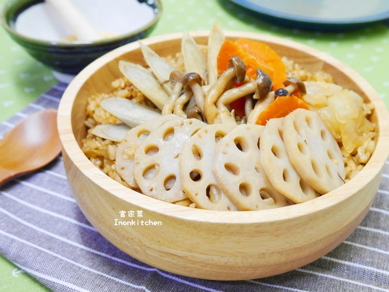五木蓮藕飯~~養生家常菜