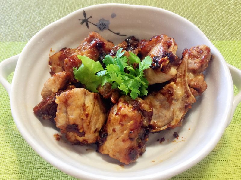 蒜味蒸排骨