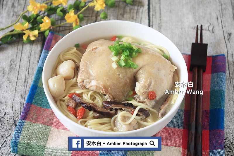蒜頭香菇養生雞腿麵【史雲生】
