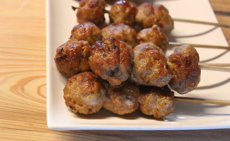豬肉丸串