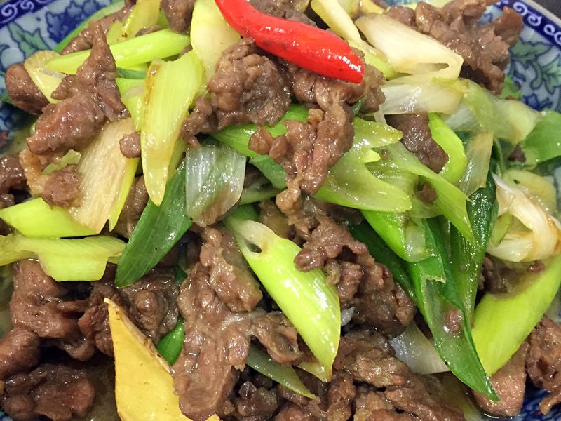 葱爆牛肉