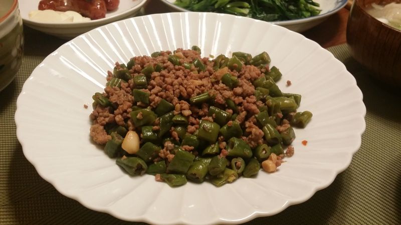 粉豆炒絞肉