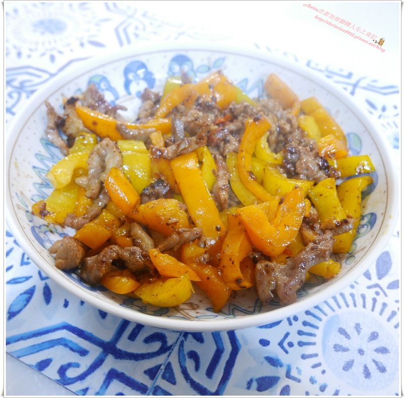 甜椒拌炒肉絲