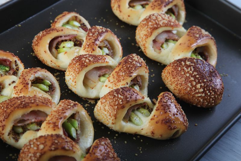 【麥典實作工坊】時蔬培根捲