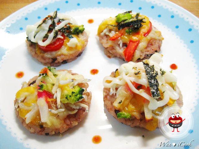 ♡宛の美好”食“光 ✿ 七彩繽紛迷你米披薩