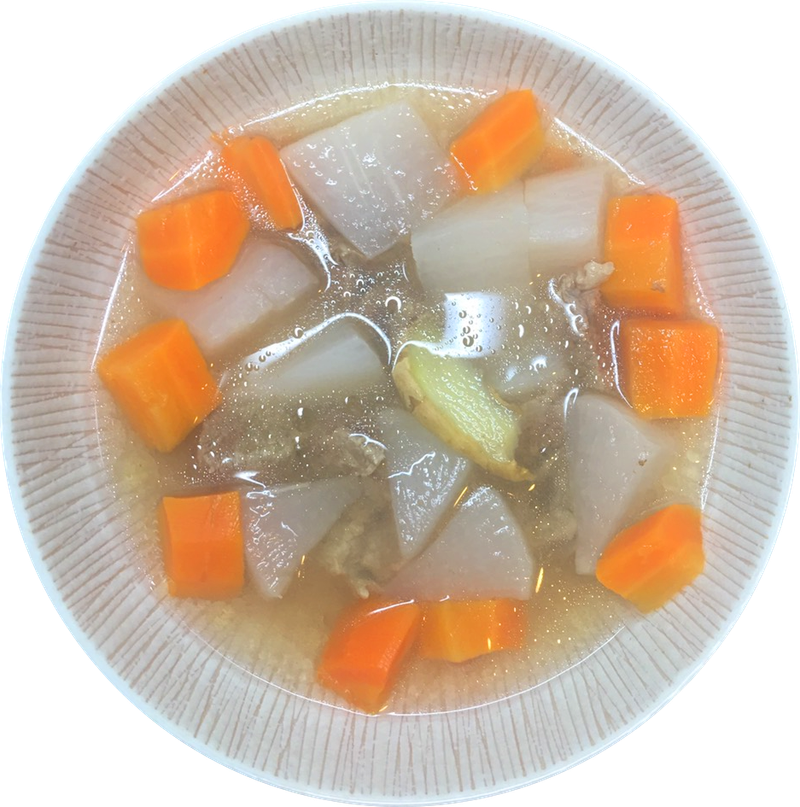 清燉紅白蘿蔔牛肉湯