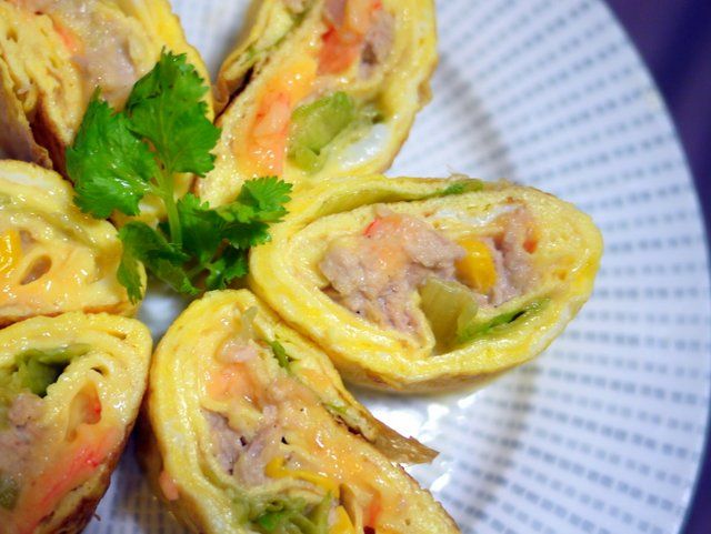 ♫【深夜食堂】鮪魚愛龍蝦の玉子燒「卵焼き」
