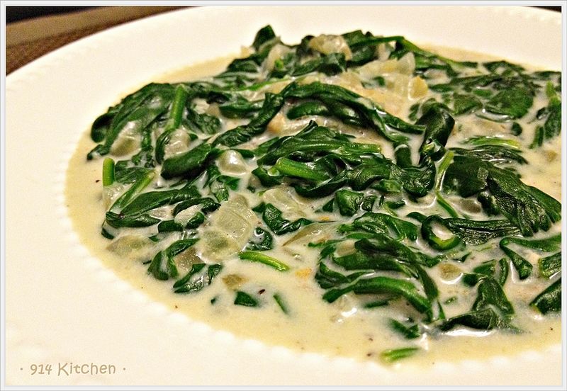 【深夜食堂】簡易低卡的奶油菠菜