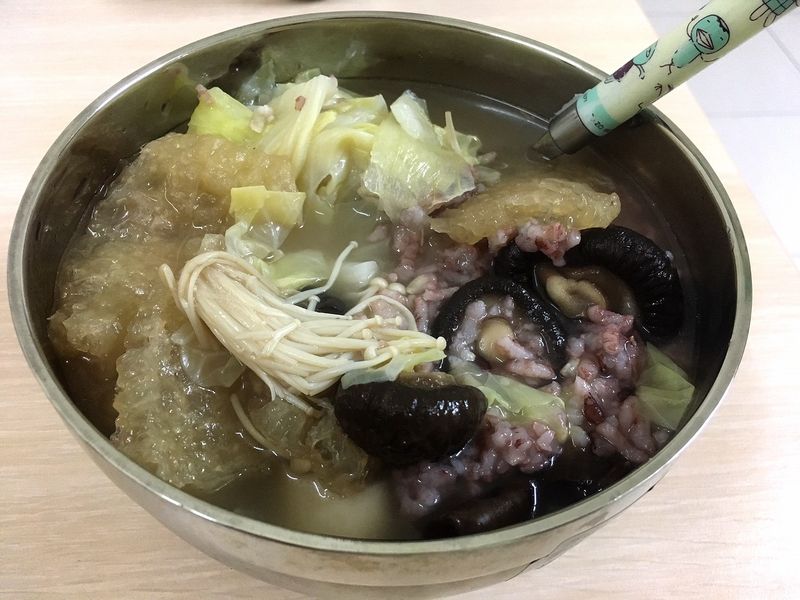 【史雲生雞湯】假魚肚什錦雞湯粥