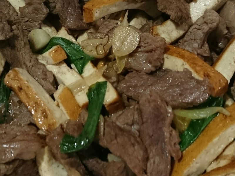 炒豆干牛肉