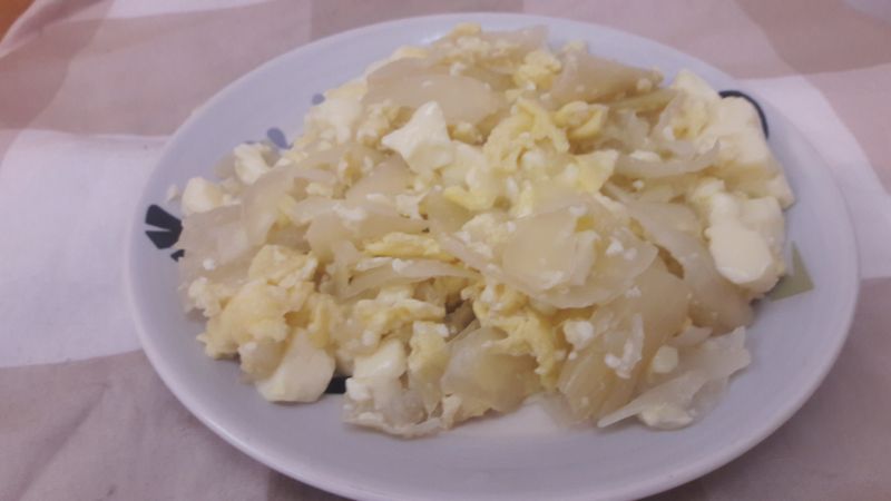 洋蔥豆腐蛋