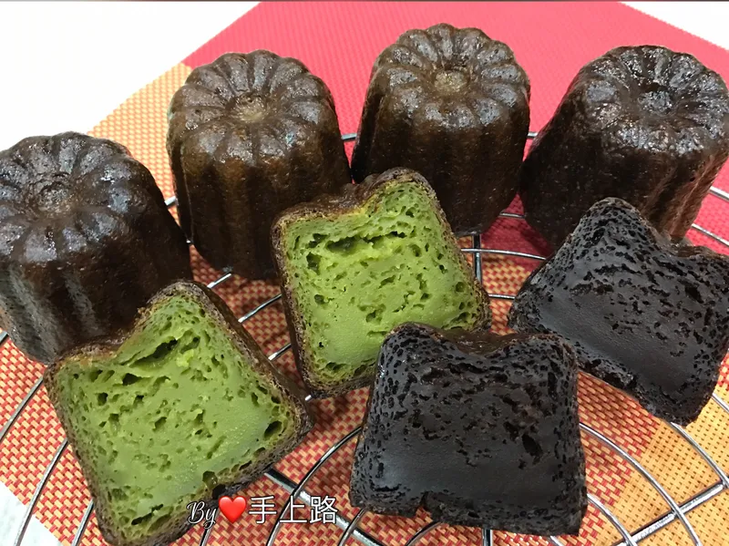 法式甜點《可麗露》巧克力、抹茶口味