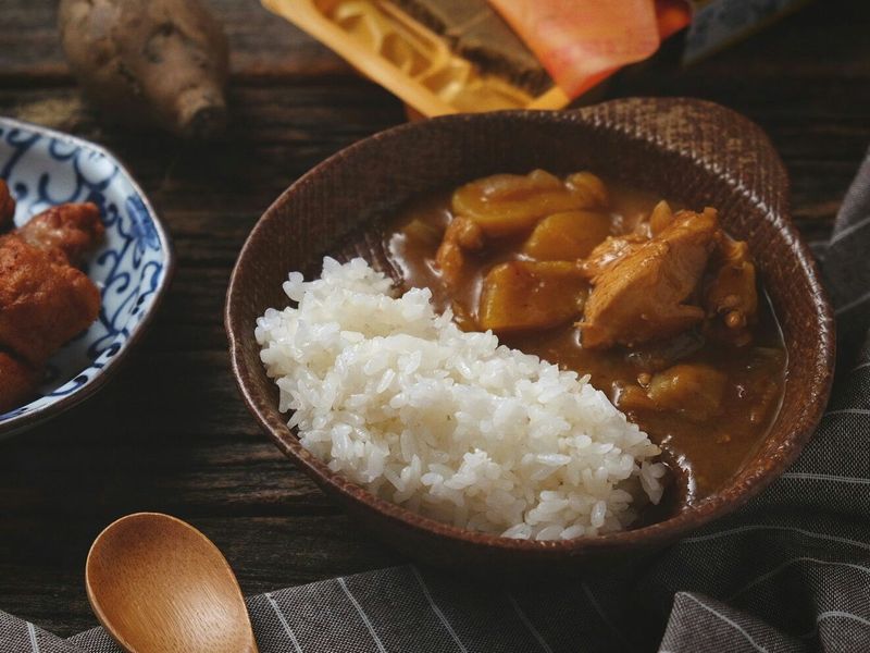 地瓜咖哩飯