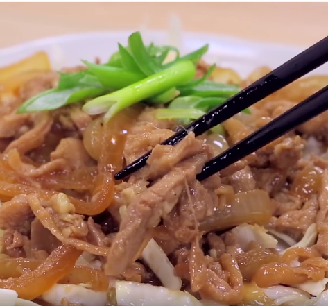 薑汁雞腿丼