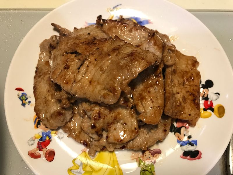 香煎薑汁里肌肉片