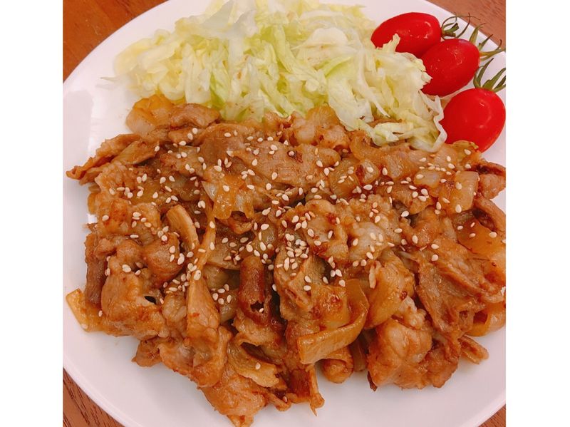 免醃肉!鹹甜下飯薑燒豬肉