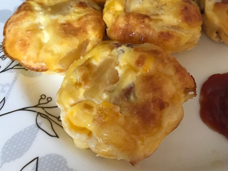 營養好吃的杯子烘蛋
