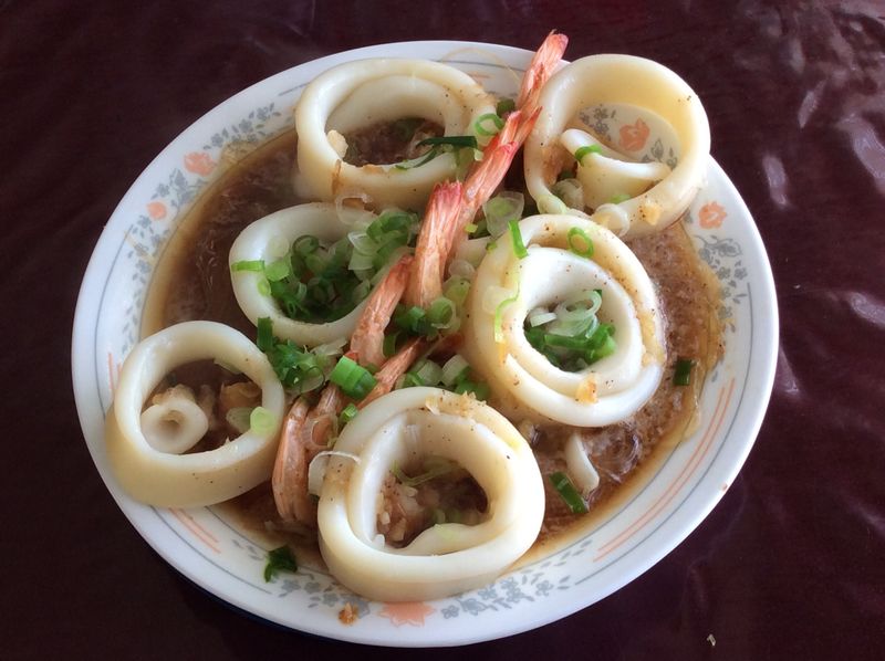 梅子粉絲蒸海鮮