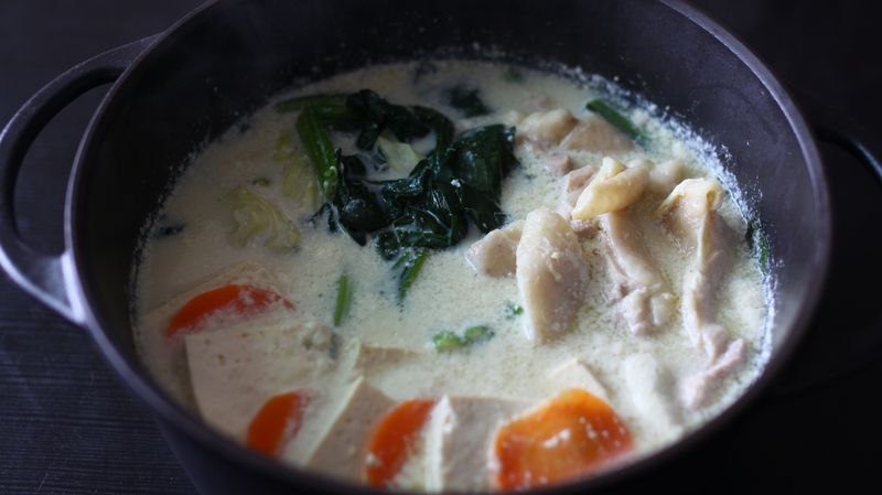 豆乳味噌雞肉鍋