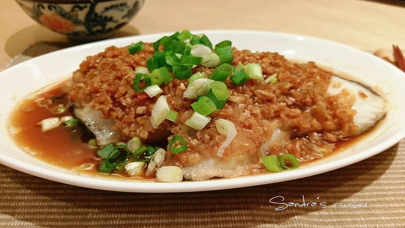 香蒜蒸鱈魚