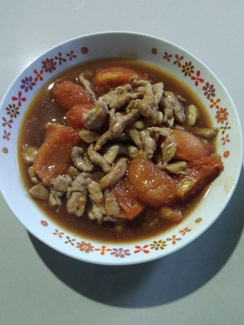 猪肉炒番茄