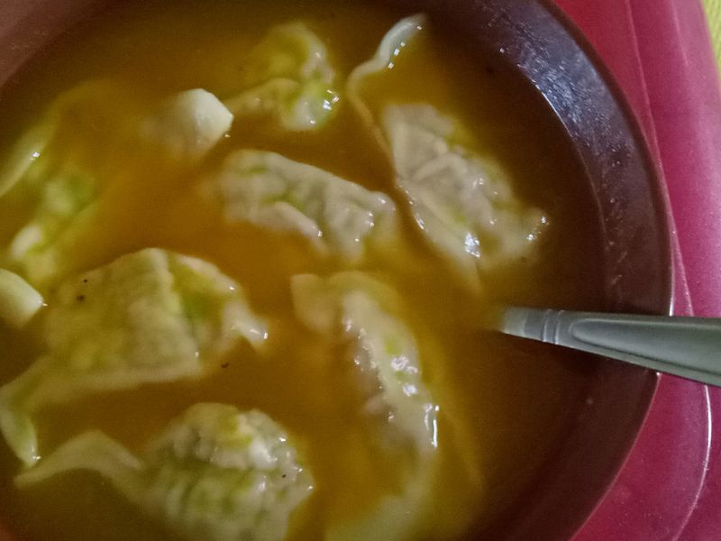 水餃南瓜濃湯