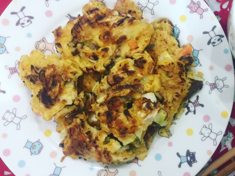 臘肉蔬菜煎餅