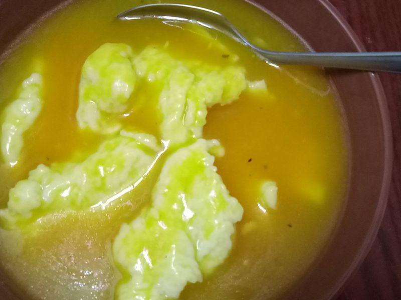 南瓜麵疙瘩濃湯