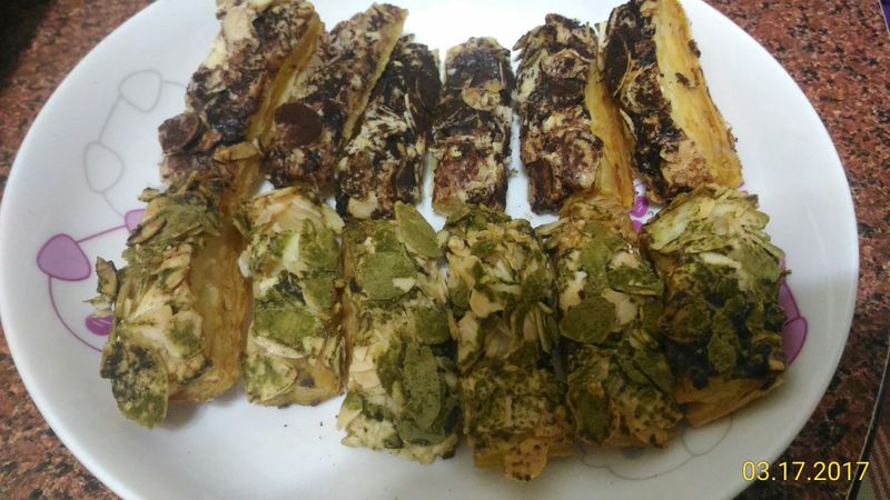 🍫巧克力 / 🌿抹茶杏仁千層酥