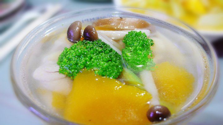 蒸南瓜清雞湯