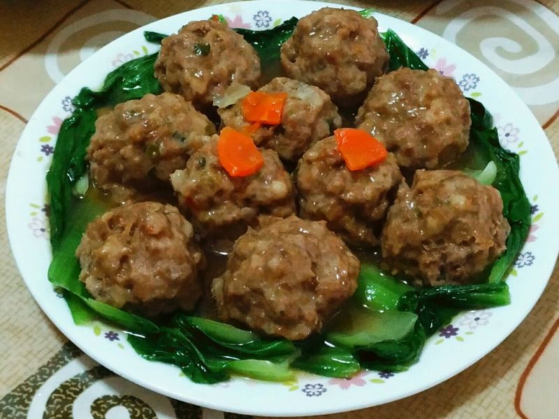豬肉蝦丸(另類獅子頭)