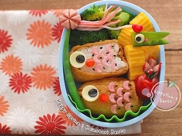 造型便當:鯉魚旗稲荷壽司