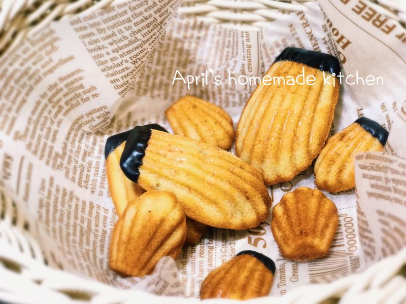 香蕉巧克力瑪德蓮 (無泡打粉)