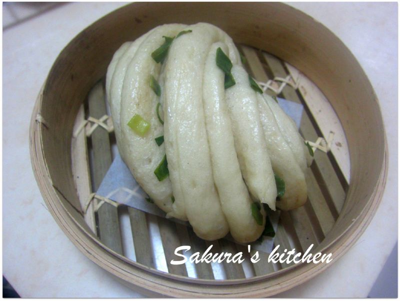 ♥我的手作料理♥ 香蔥花捲