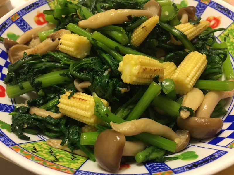 炒山茼蒿