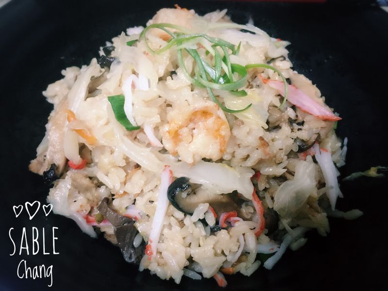 營養好吃~高麗菜飯