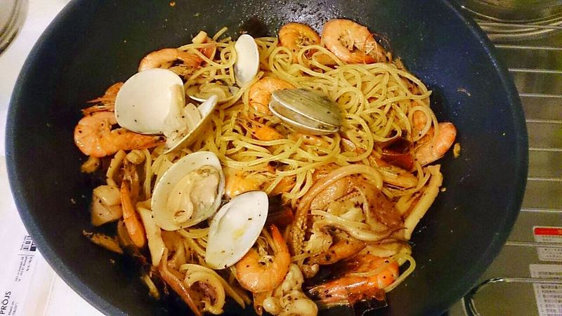 🍝🍤🐙海鮮義大利麵