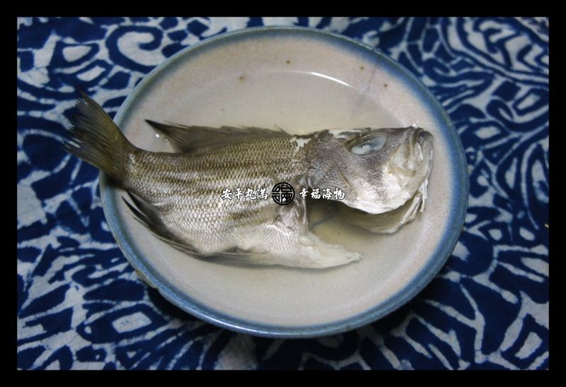 【幸福海物】黑大目仔(葉鯛)薑絲清湯