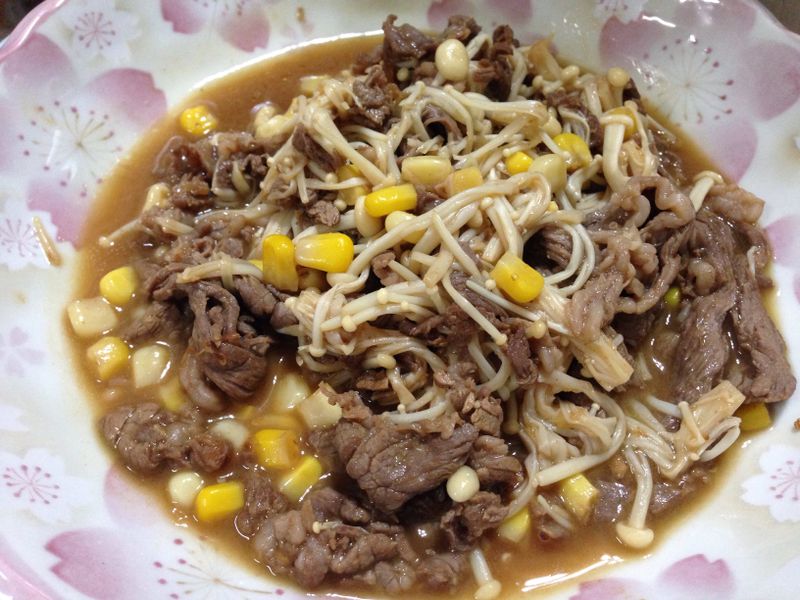 金針沙茶牛