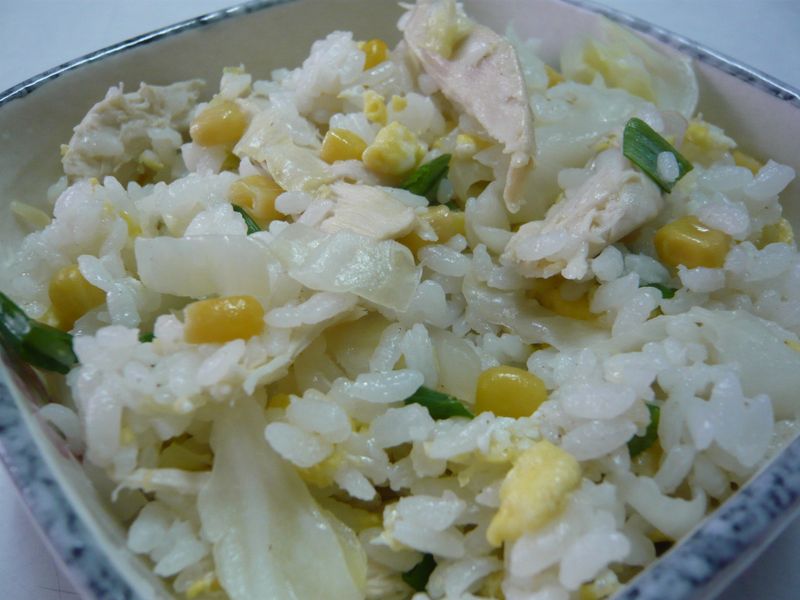 烤雞炒飯