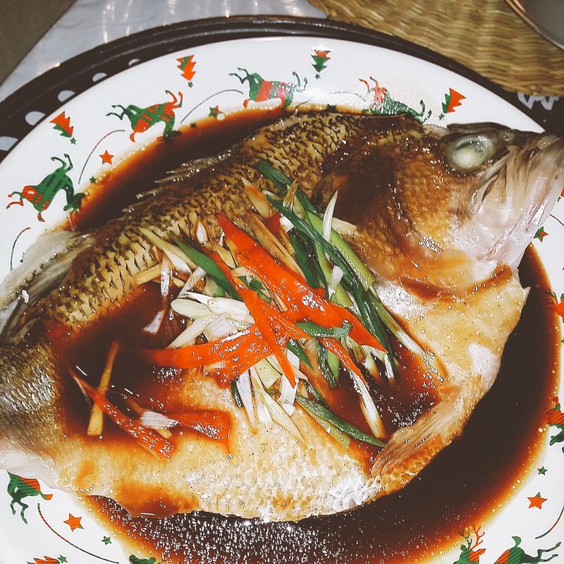 🌿🐟清蒸蔥香鱸魚