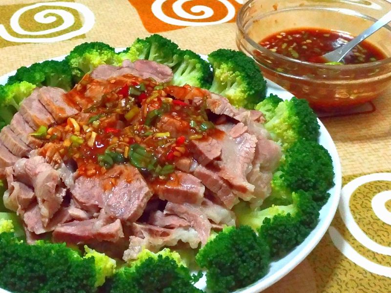 五味醬淋梅花肉