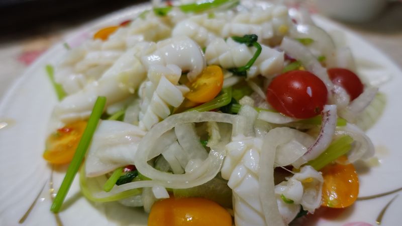 泰式涼拌花枝(透抽)